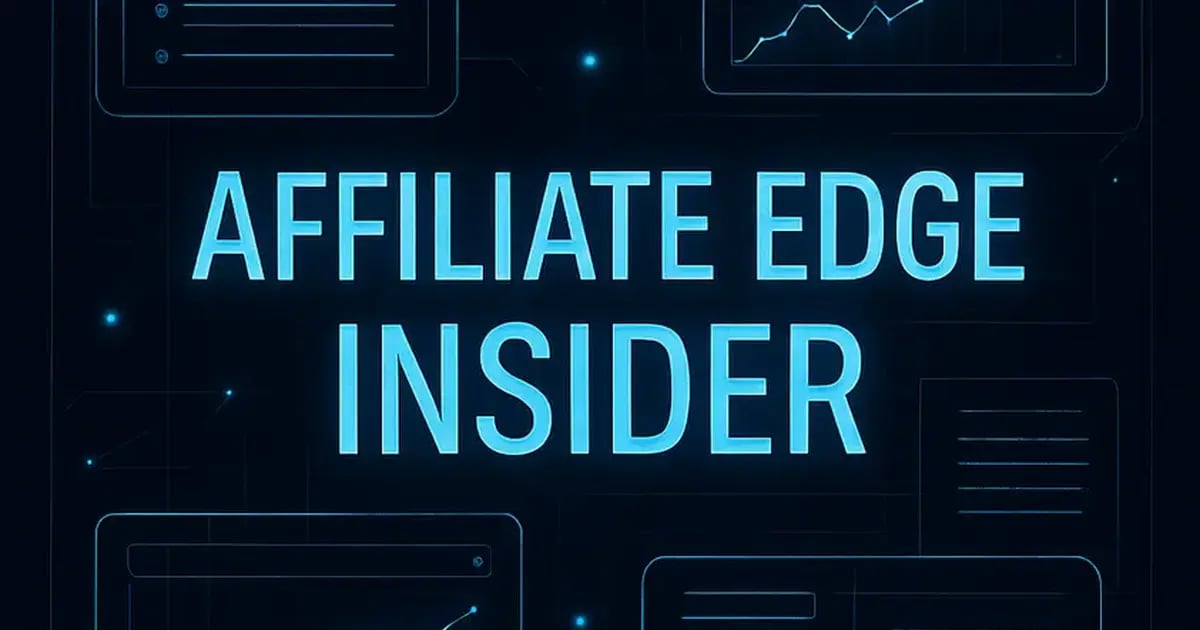 affiliate edge insider newsletter